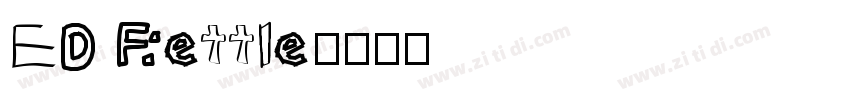 ED Fettle字体转换